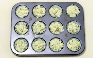 Preparazione Muffin salati piselli e salsiccia - Fase 4