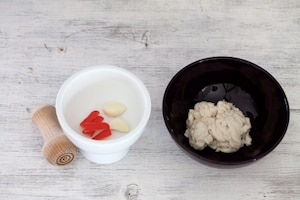 Preparazione Salsa rouille - Fase 1