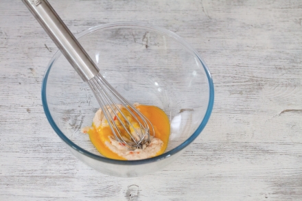 Preparazione Salsa rouille - Fase 2 Preparazione Salsa rouille - Fase 2