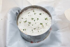 Preparazione Torta di crepes salata con prosciutto e formaggio  - Fase 3