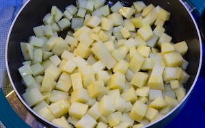 Preparazione Tortilla spagnola - Fase 2