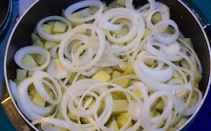Preparazione Tortilla spagnola - Fase 2