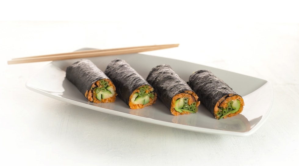 Vegan rolls ricetta