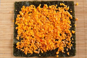 Preparazione Vegan rolls - Fase 1