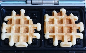 Preparazione Waffle alla Nutella - Fase 2