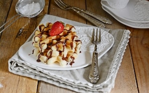 Preparazione Waffle alla Nutella - Fase 3