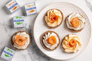 Crostini al salmone affumicato