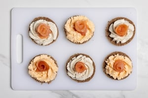 Preparazione Crostini al salmone affumicato - Fase 3