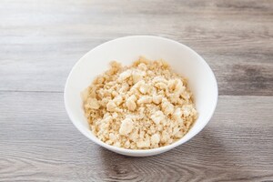 Preparazione Torta di pesche e formaggio - Fase 1