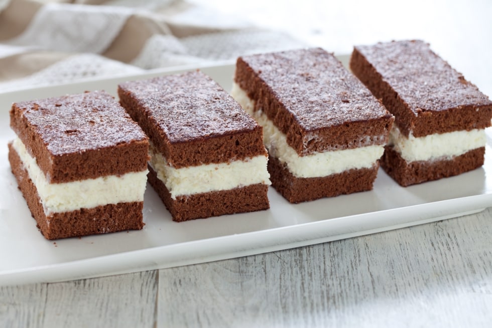 Torta Kinder fetta al latte - Cucchiaio d'Argento