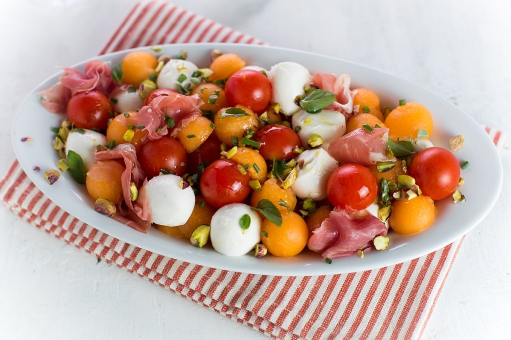 Ricetta Caprese con melone Cucchiaio d'Argento