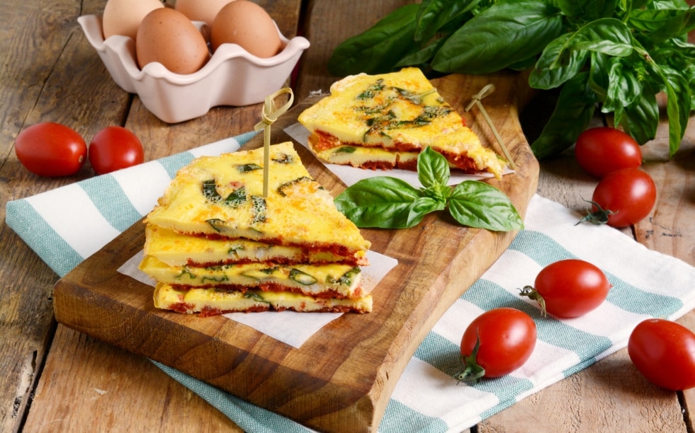 Frittata con i pomodori ricetta