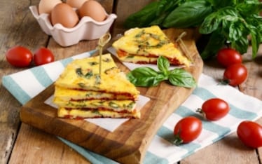 Frittata con i pomodori