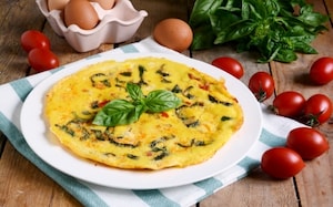 Preparazione Frittata con i pomodori - Fase 2