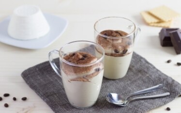 Mousse di ricotta al caffè