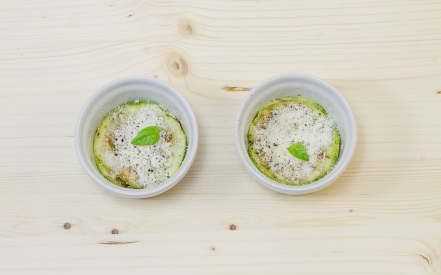 Preparazione Parmigiana di zucchine light - Fase 3 Preparazione Parmigiana di zucchine light - Fase 3