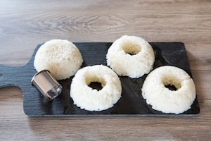 Preparazione Sushi donuts - Fase 1
