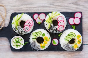 Preparazione Sushi donuts - Fase 2