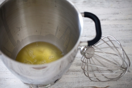 Preparazione Chiffon cake - Fase 2 Preparazione Chiffon cake - Fase 2