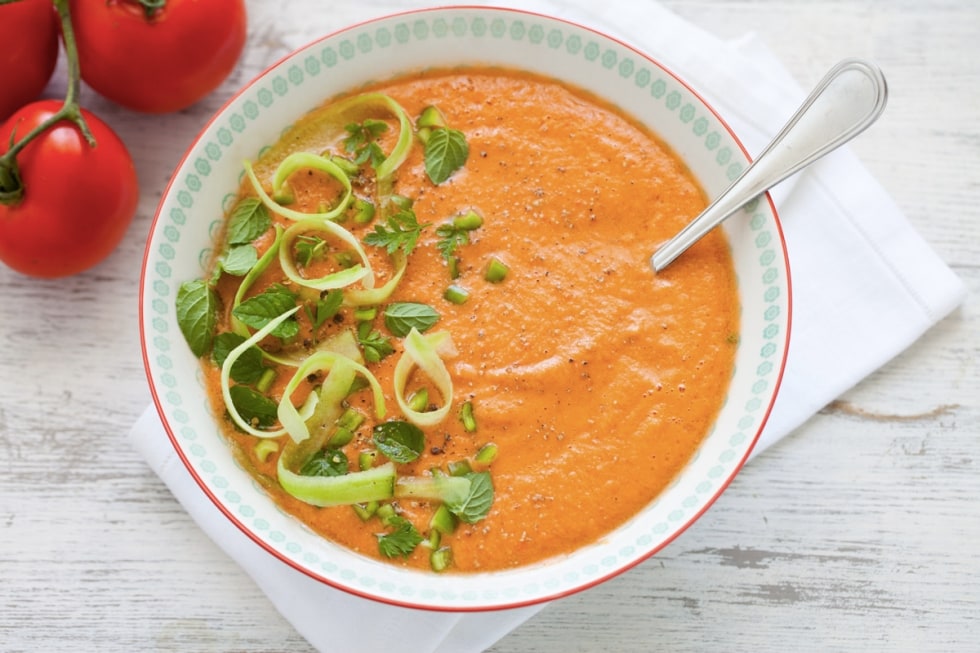 Gazpacho con il Bimby ricetta