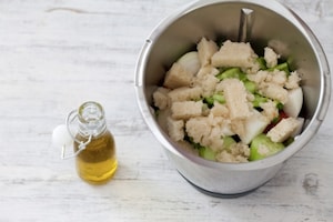 Preparazione Gazpacho con il Bimby - Fase 2