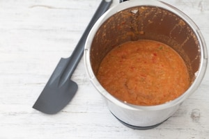 Preparazione Gazpacho con il Bimby - Fase 2