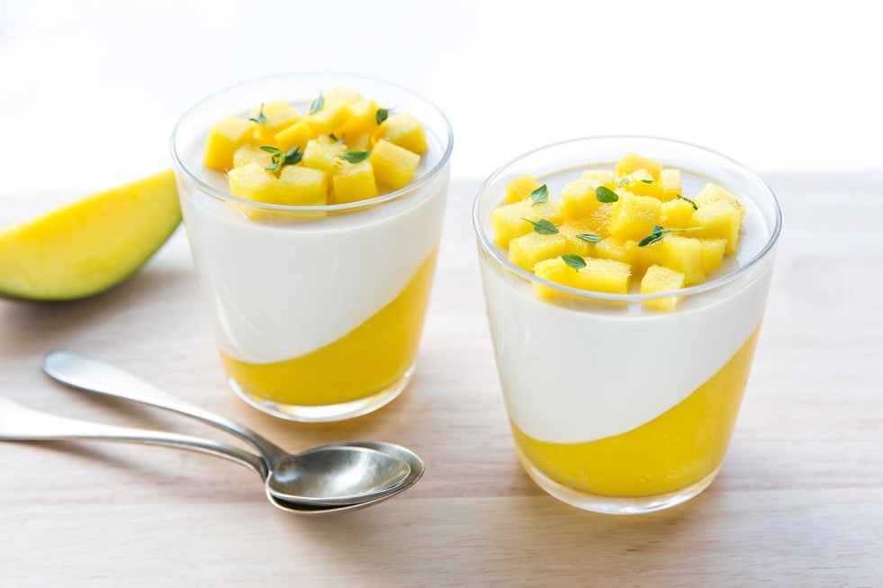 Panna cotta al mango ricetta