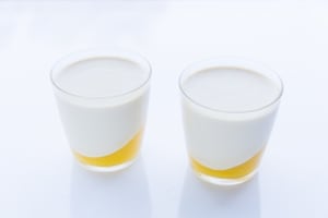 Preparazione Panna cotta al mango - Fase 2