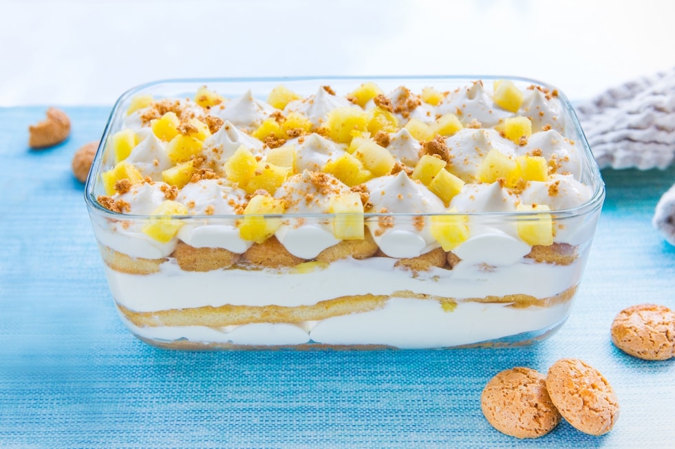 Tiramisù all'ananas ricetta