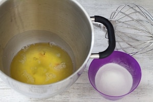 Preparazione Angel cake - Fase 1