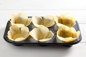 Preparazione Cestini di patate alla fontina filante - Fase 3