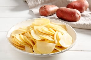 Preparazione Cestini di patate alla fontina filante - Fase 2