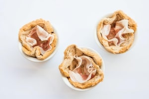 Preparazione Cestini uova e pancetta - Fase 1