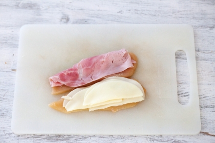 Preparazione Cordon Bleu - Fase 1 Preparazione Cordon Bleu - Fase 1