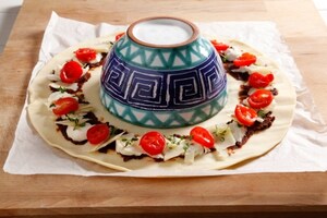 Preparazione Corona di pasta sfoglia ai formaggi - Fase 3