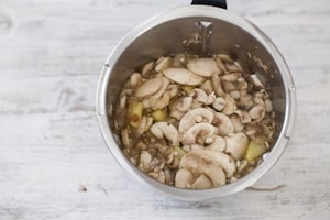 Preparazione Crema di funghi con il Bimby - Fase 2