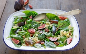 Preparazione Insalata di miglio, fichi e noci all'aceto balsamico - Fase 4