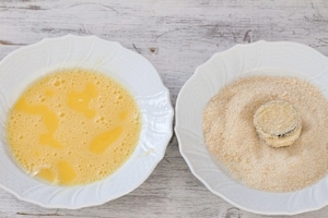 Preparazione Melanzane ripiene fritte - Fase 3