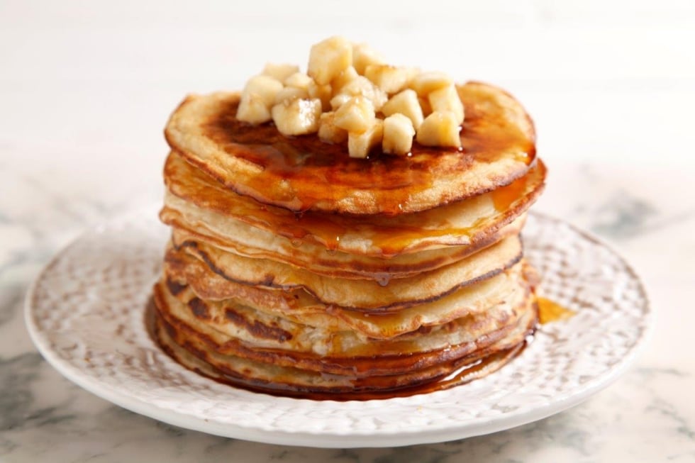 Pancake alla banana ricetta