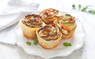 Rose di zucchine alla parmigiana