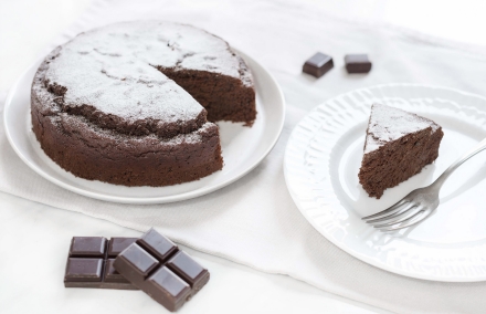 Preparazione Torta al cioccolato senza glutine - Fase 5 Preparazione Torta al cioccolato senza glutine - Fase 5