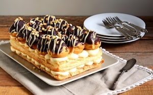 Preparazione Torta profiteroles - Fase 4