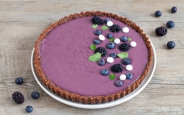 Crostata al curd di mirtilli