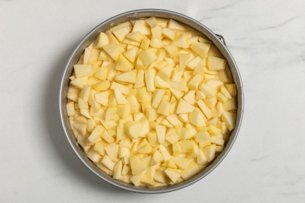 Preparazione Crumb cake alle mele - Fase 4 Preparazione Crumb cake alle mele - Fase 4