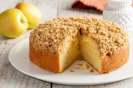 Preparazione Crumb cake alle mele - Fase 6 Preparazione Crumb cake alle mele - Fase 6