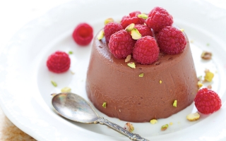 Panna cotta al cioccolato Panna cotta al cioccolato