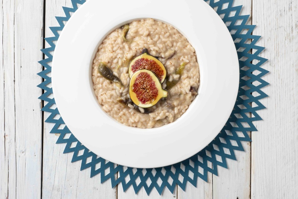 Risotto ai fichi Risotto ai fichi
