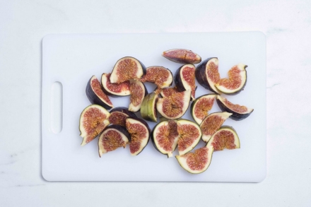 Preparazione Risotto ai fichi - Fase 1 Preparazione Risotto ai fichi - Fase 1