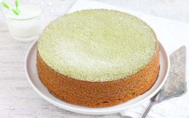 Torta al tè Matcha