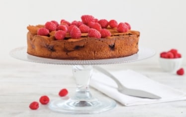 Torta tenerina ai lamponi